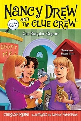 Paperback of "Cat Burglar Caper" by Aladdin Paperbacks featuring a colorful cover with a cat and a mischievous scene.