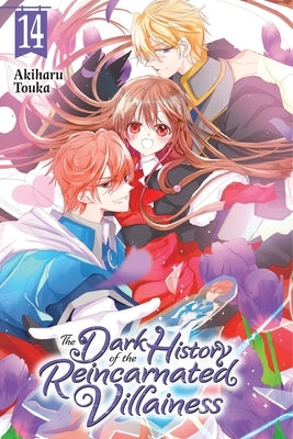 Paperback of The Dark History of the Reincarnated Villainess, Vol. 14 by Yen Press, featuring cover art with dark fantasy illustrations.