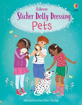 Sticker Dolly Dressing Pets Paperback Usborne Books