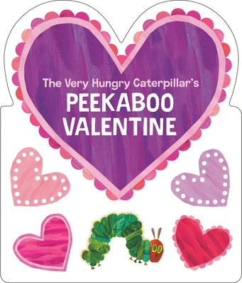 Colorful The Very Hungry Caterpillar's Peekaboo Valentine board book by World of Eric Carle, featuring vibrant illustrations of the caterpillar.