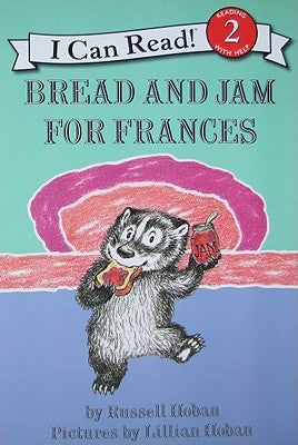 Paperback of Bread and Jam for Frances by HarperCollins, featuring a colorful cover illustration of a girl with bread and jam.