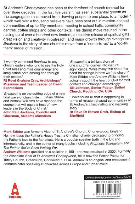 Breakout: Our Church's Story of Mission and Growth in the Holy Spirit by Stibbe, Mark