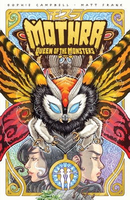 Paperback of Godzilla Legends Mothra: Queen of the Monsters comic book by IDW Publishing featuring Mothra on the cover.