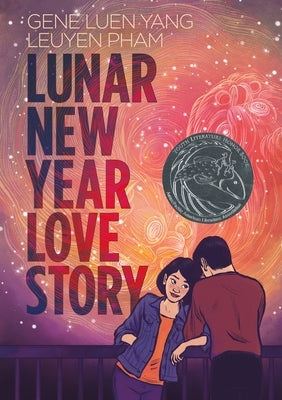 Paperback Lunar New Year Love Story graphic novel by First Second, featuring colorful cover art with festive holiday themes.
