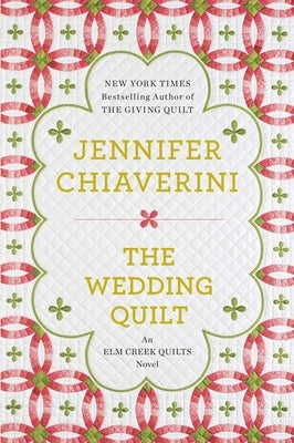 Paperback of The Wedding Quilt novel by Dutton, featuring a cozy, detailed quilt pattern on the cover.