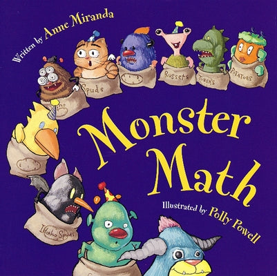 Paperback Monster Math book by Clarion Books featuring colorful monster illustrations on the cover.