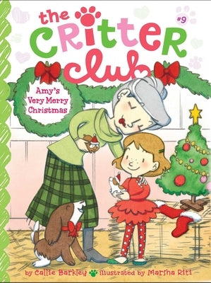 Amy's Very Merry Christmas paperback book by Little Simon featuring festive holiday illustrations and colorful cover art.