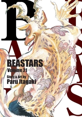 Paperback of Beastars Vol. 21 by Viz Media showing the cover with colorful artwork and character illustrations.