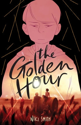 Paperback of "The Golden Hour" by Little, Brown Ink, featuring a book cover with warm sunset imagery and elegant typography.