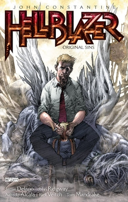 Paperback of John Constantine: Hellblazer Vol. 1 Original Sins comic book by Vertigo featuring cover art with Constantine character.