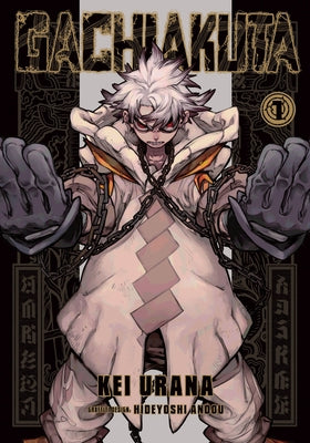Paperback Gachiakuta 1 manga by Kodansha Comics, featuring cover art with bold Japanese characters and vibrant colors.