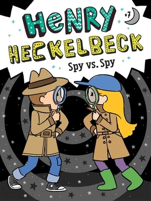 Henry Heckelbeck Spy vs. Spy paperback book by Little Simon, featuring colorful cover art with characters in a spy theme.