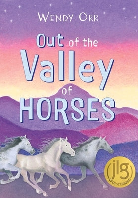 Paperback of Out of the Valley of Horses by Pajama Press, featuring the book cover with illustrative artwork.