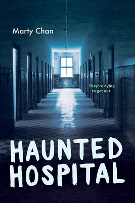 Haunted Hospital paperback book by Orca Book Publishers, featuring spooky hospital illustration on the cover.