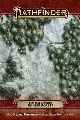 Pathfinder Flip-Mat Classics: Winter Forest Paperback Paizo Inc.
