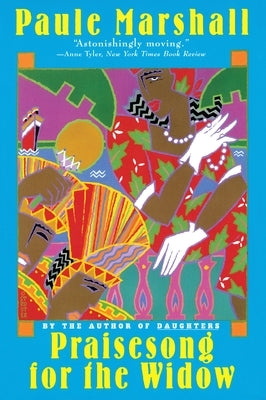 Paperback copy of Praisesong for the Widow by Plume Books, showing the book cover with elegant design and title text.