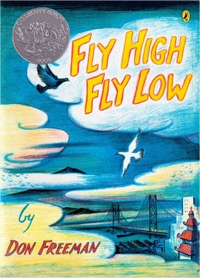 Paperback of Fly High, Fly Low 50th Anniversary Edition by Puffin Books featuring colorful cover art and vintage design elements.