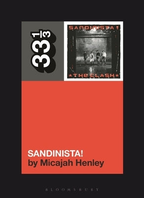 Paperback copy of The Clash's Sandinista! by Bloomsbury Academic, showing the book cover with colorful artwork.