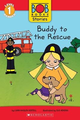 Paperback of Buddy to the Rescue from Bob Books Stories by Scholastic Inc., featuring colorful cover art with characters in rescue scenes.