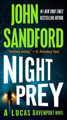Night Prey mass market paperback book by G.P. Putnam's Sons featuring a dark, suspenseful cover image with mysterious artwork.