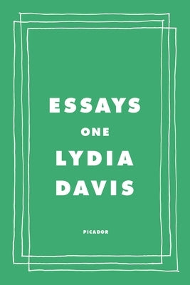 Essays One Paperback Picador USA