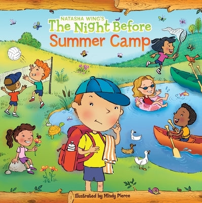 Paperback of The Night Before Summer Camp by Grosset & Dunlap, featuring a colorful cover illustration.