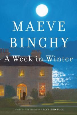 Large print paperback of "A Week in Winter" by Large Print Press, showing the book's cover with winter-themed artwork.