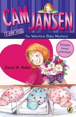 Paperback of Cam Jansen: Cam Jansen and the Valentine Baby Mystery #25 by Puffin Books showing the book cover with colorful illustrations.