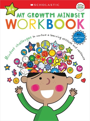 Paperback My Growth Mindset Workbook for early learners by Cartwheel Books, featuring colorful cover with growth mindset themes.
