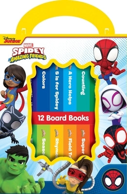 Disney Junior Marvel Spidey and His Amazing Friends: 12 Board Books Other Pi Kids