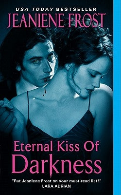 Cover of Avon Books' Eternal Kiss of Darkness mass market paperback featuring dark, gothic artwork with a mysterious woman.