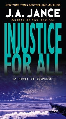 Mass market paperbound copy of "Injustice for All" by Harper, showing the book's cover with title and author details.