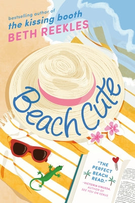 Paperback Beach Cute novel by Delacorte Romance with a colorful cover featuring beach-themed illustrations.