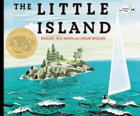 Paperback of The Little Island by Dragonfly Books, a Caldecott Medal-winning children's book with colorful illustrations.