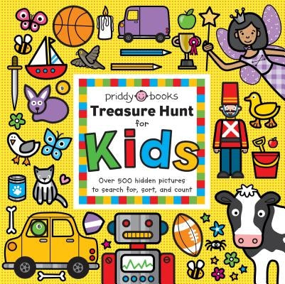 Treasure Hunt: Treasure Hunt for Kids: Over 500 Hidden Pictures to Search For, Sort, and Count Board Book Priddy Books Us