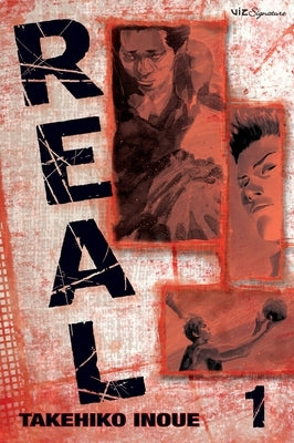 Paperback of Real, Vol. 1 manga by Viz Media, featuring cover art with characters in dynamic poses.