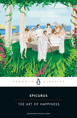 Paperback of The Art of Happiness by Penguin Classics, featuring a cover with calming artwork and the title in elegant font.