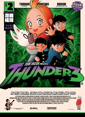 Paperback of Thunder 3 Volume 2 manga by Vertical Comics, featuring colorful cover art with dynamic characters.