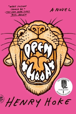 Open Throat paperback book by Picador USA, showing the cover with abstract artwork and the title in bold text.