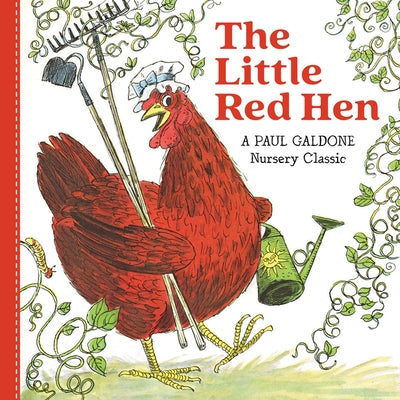 The Little Red Hen Board Book by Clarion Books showing colorful illustrated pages for young children.