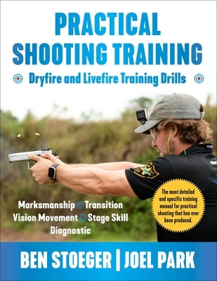 Paperback Practical Shooting Training book by Skyhorse Publishing, showing a close-up of the cover with training illustrations.