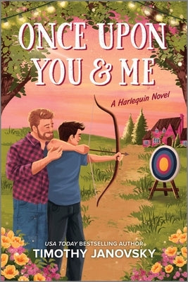 Paperback of Once Upon You and Me: A Spicy Gay Age-Gap MM Romance by Afterglow Books, featuring a colorful cover with romantic imagery.