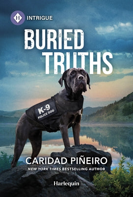 Mass market paperback of "Buried Truths" by Harlequin Intrigue, featuring a mysterious cover design.