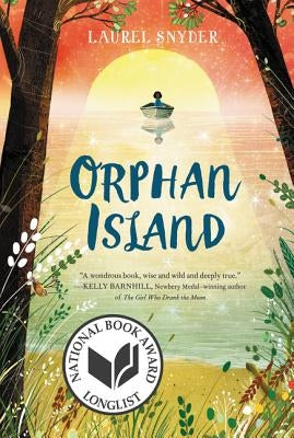 Paperback of Orphan Island by Walden Pond Press featuring the book cover with colorful island illustration and title text.
