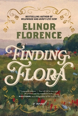 Finding Flora paperback book by Simon & Schuster, featuring a colorful cover with botanical illustrations.