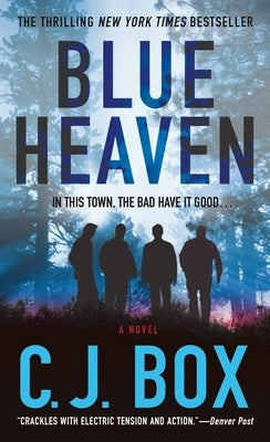 Blue Heaven mass market paperback book by Minotaur Books featuring a cover image with vibrant artwork.