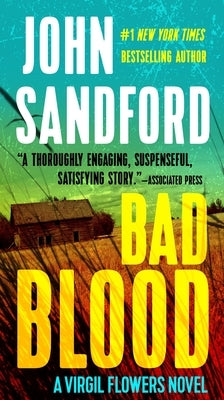 Mass market paperback of "Bad Blood" by G.P. Putnam's Sons, showing the book cover with dark and intense artwork.