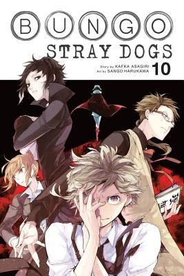 Paperback of Bungo Stray Dogs Volume 10 by Yen Press, showing the cover with artwork and title.