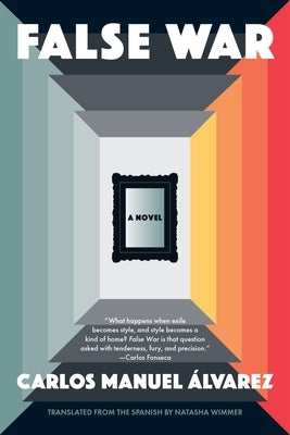 Paperback of "False War" by Graywolf Press, showing the book cover with title and author branding.