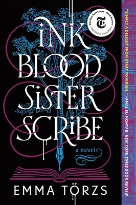 Paperback of Ink Blood Sister Scribe book by William Morrow & Company, featuring the book cover with title text.